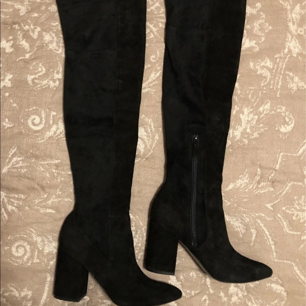 Cole Haan suede Thigh High Boots, 8.5
